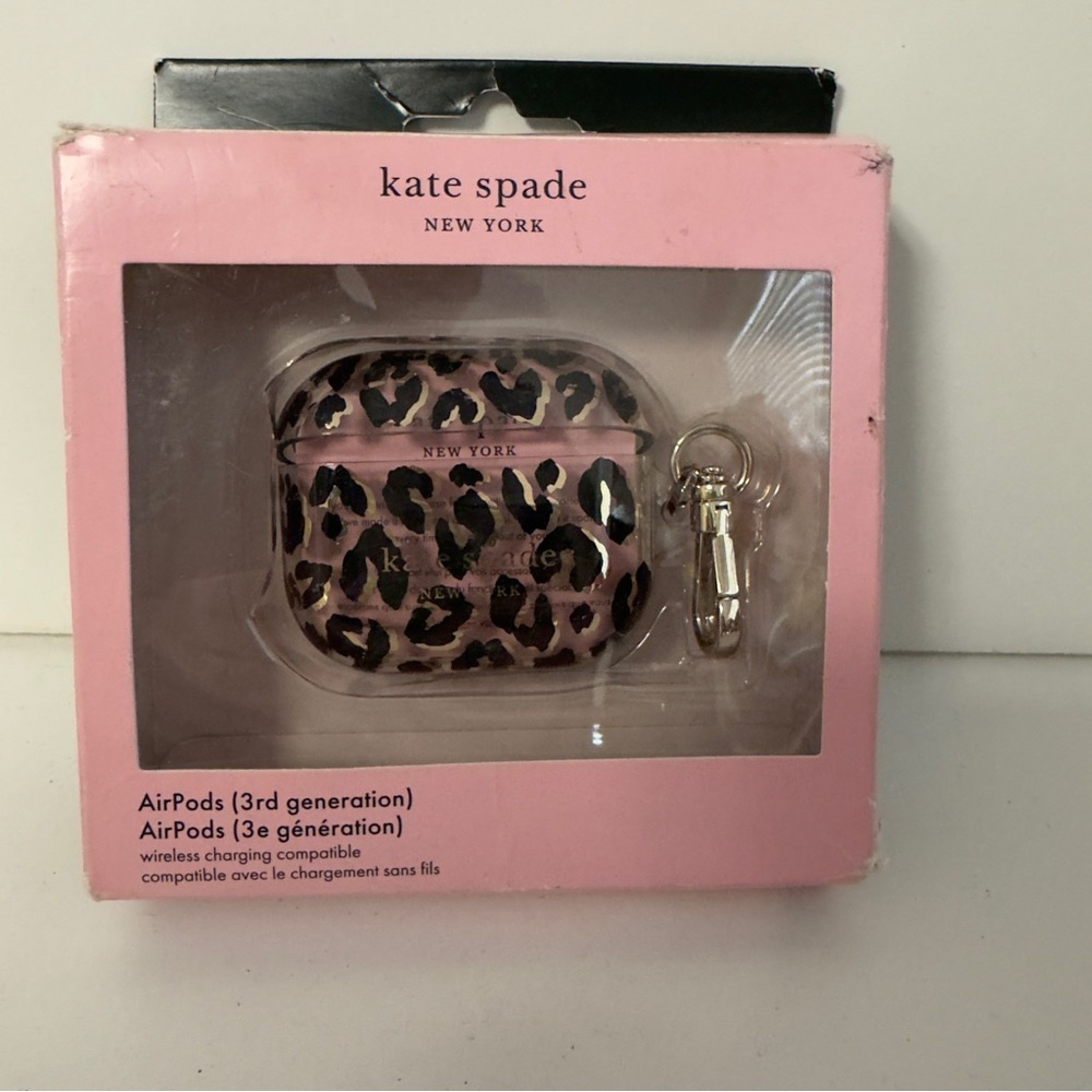 Kate Spade Leopard Print AirPods Case